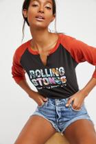 Rolling Stones Raglan Tee By Daydreamer At Free People